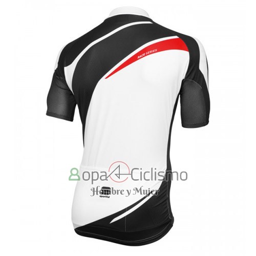 Sportful Ropa Ciclismo Culotte Corto 2016 Hombre Mangas Cortas Blanco y Negro