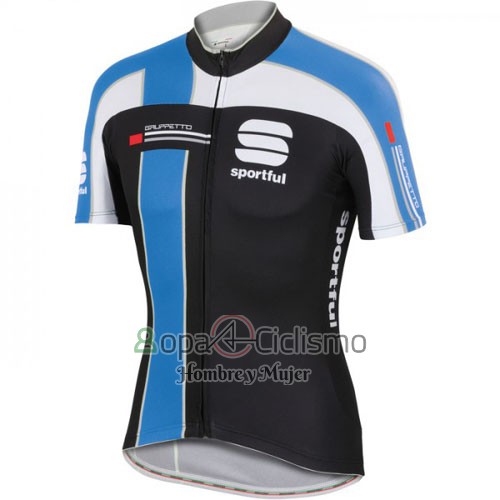 Sportful Ropa Ciclismo Culotte Corto 2016 Hombre Mangas Cortas Negro Azul