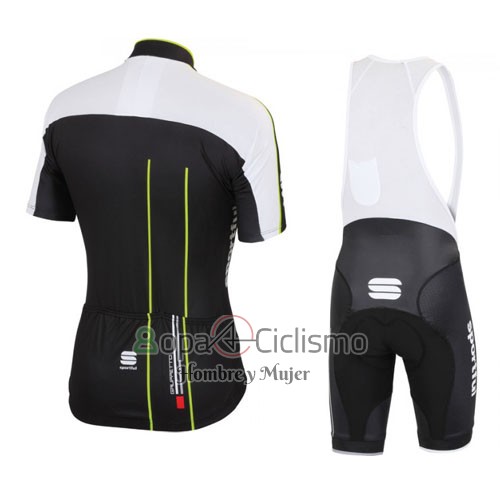 Sportful Ropa Ciclismo Culotte Corto 2016 Hombre Mangas Cortas Negro Verde
