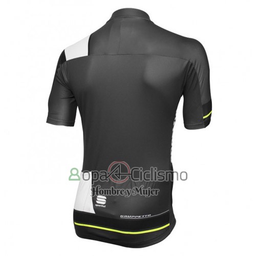 Sportful Ropa Ciclismo Culotte Corto 2016 Hombre Mangas Cortas Negro y Verde