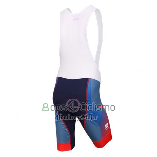 Sportful Ropa Ciclismo Culotte Corto 2016 Hombre Mangas Cortas Rojo y Azul