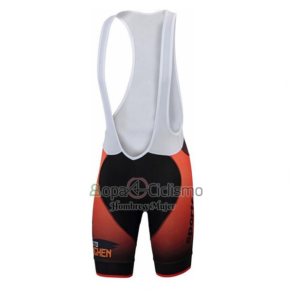 Sportful Ropa Ciclismo Culotte Corto 2017 Hombre Mangas Cortas Naranja