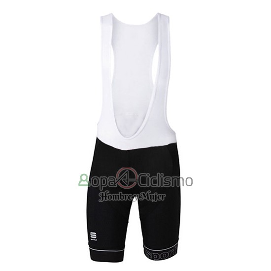 Sportful Ropa Ciclismo Culotte Corto 2017 Hombre Mangas Cortas Negro y Rojo