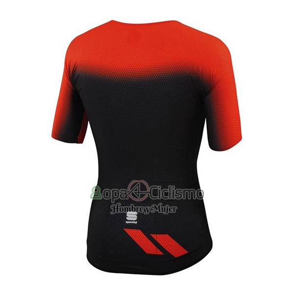 Sportful Ropa Ciclismo Culotte Corto 2017 Hombre Mangas Cortas Rojo y Negro