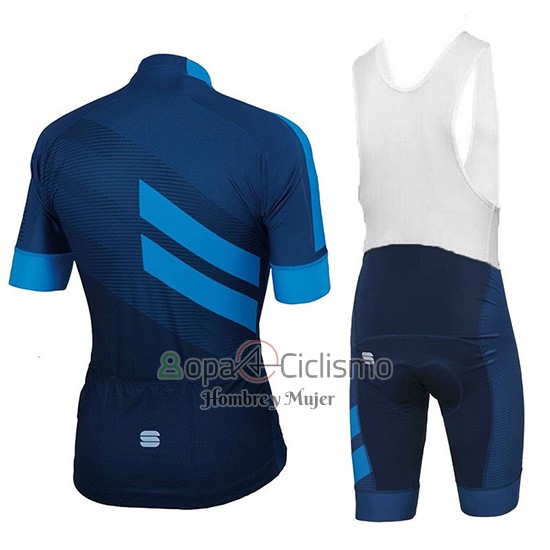 Sportful Ropa Ciclismo Culotte Corto 2018 Hombre Mangas Cortas APagado Azul