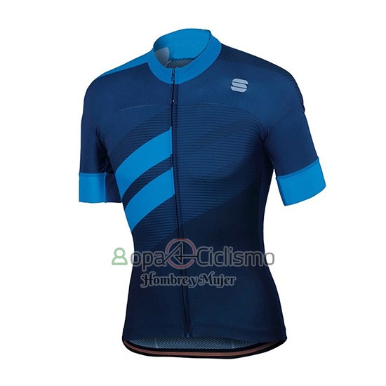 Sportful Ropa Ciclismo Culotte Corto 2018 Hombre Mangas Cortas APagado Azul