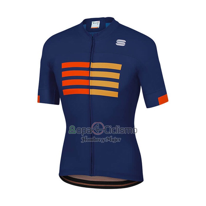 Sportful Ropa Ciclismo Culotte Corto 2021 Hombre Mangas Cortas Azul