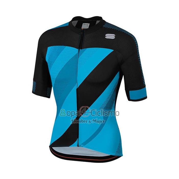 Sportful Ropa Ciclismo Culotte Corto 2021 Hombre Mangas Cortas Azul Negro