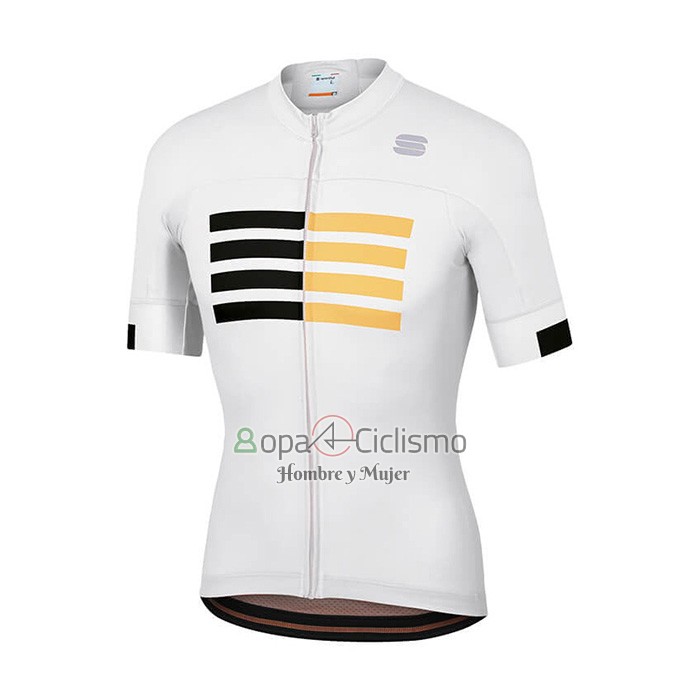 Sportful Ropa Ciclismo Culotte Corto 2021 Hombre Mangas Cortas Blanco