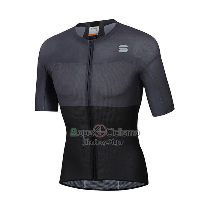 Sportful Ropa Ciclismo Culotte Corto 2021 Hombre Mangas Cortas Negro Gris