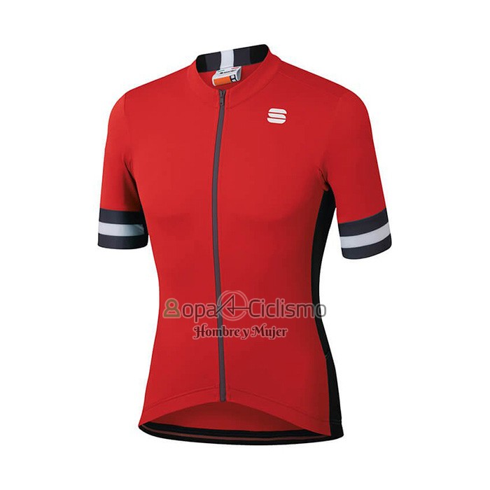 Sportful Ropa Ciclismo Culotte Corto 2021 Hombre Mangas Cortas Rojo