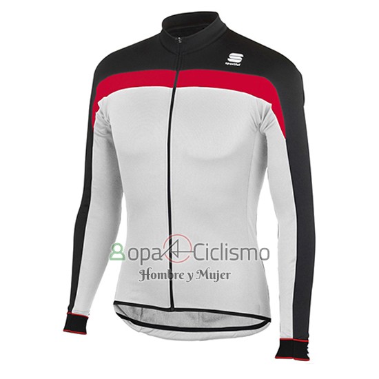 Sportful Ropa Ciclismo Culotte Largo 2016 Hombre Mangas Largas Blanco