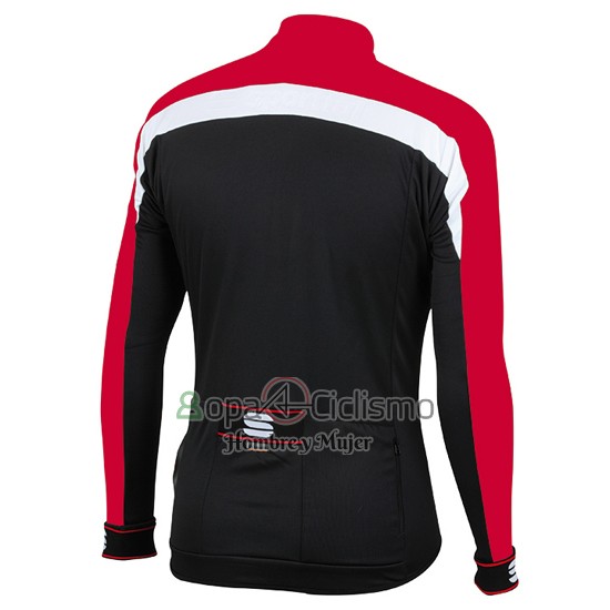 Sportful Ropa Ciclismo Culotte Largo 2016 Hombre Mangas Largas Negro y Rojo