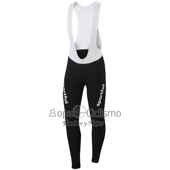 Sportful Ropa Ciclismo Culotte Largo 2016 Hombre Mangas Largas Rojo y Negro