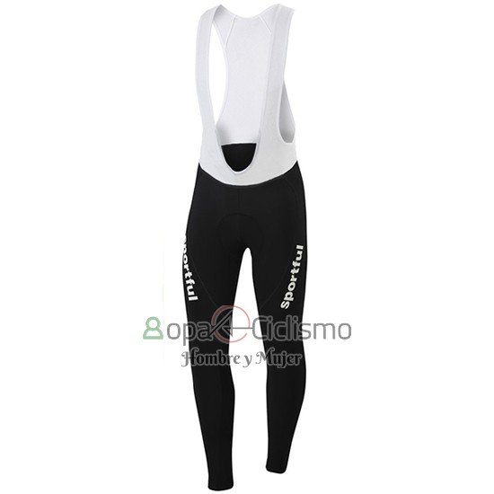 Sportful Ropa Ciclismo Culotte Largo 2016 Hombre Mangas Largas Verde y Negro
