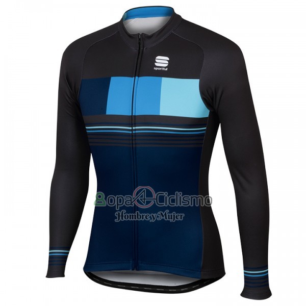 Sportful Ropa Ciclismo Culotte Largo 2017 Hombre Mangas Largas Negro
