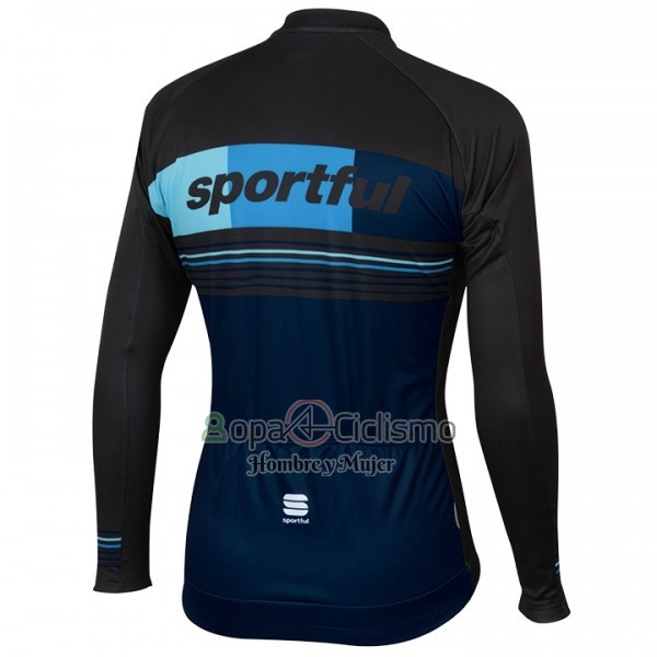 Sportful Ropa Ciclismo Culotte Largo 2017 Hombre Mangas Largas Negro