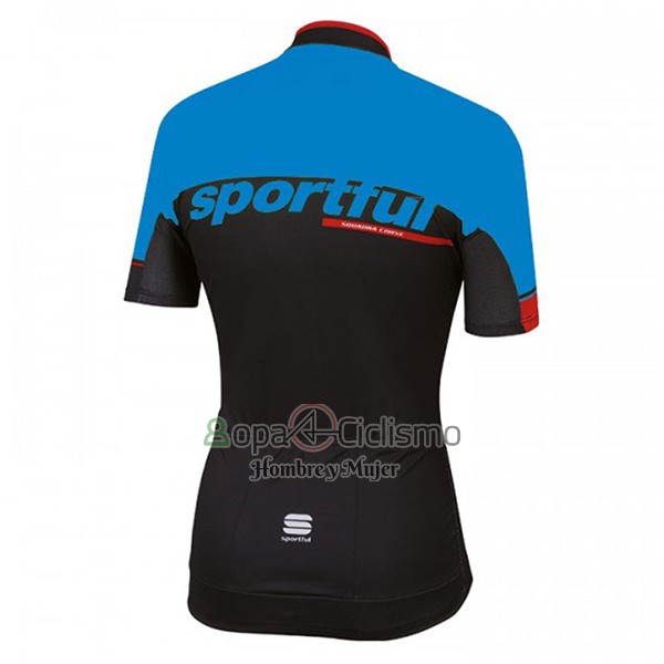 Sportful Sc Ropa Ciclismo Culotte Corto 2017 Hombre Mangas Cortas Azul y Negro