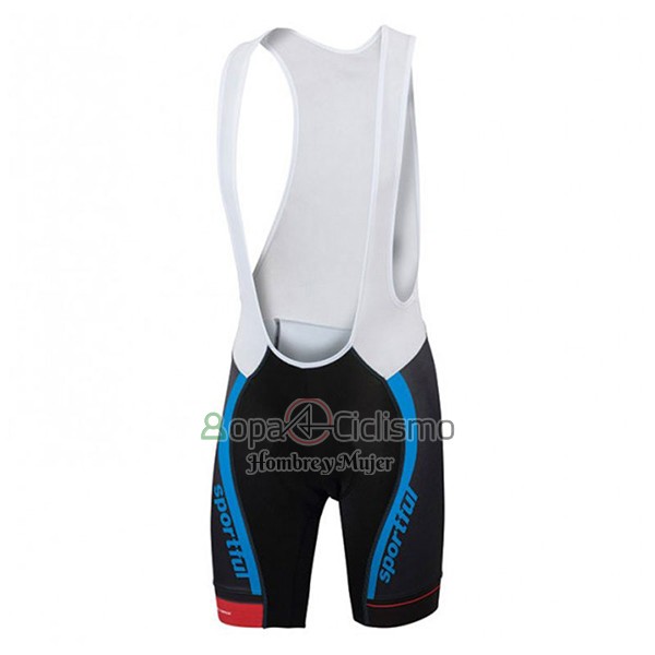 Sportful Sc Ropa Ciclismo Culotte Corto 2017 Hombre Mangas Cortas Azul y Negro