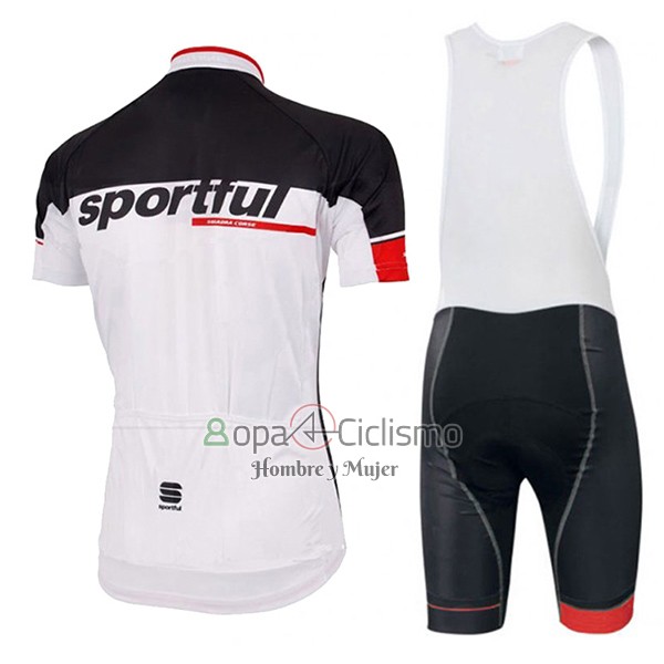 Sportful Sc Ropa Ciclismo Culotte Corto 2017 Hombre Mangas Cortas Blanco