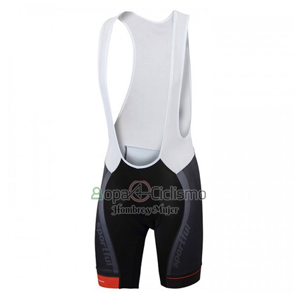 Sportful Sc Ropa Ciclismo Culotte Corto 2017 Hombre Mangas Cortas Blanco y Naranja