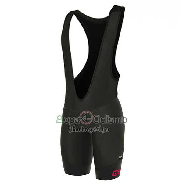 Ale Excel Bolas Ropa Ciclismo Culotte Corto 2017 Mujer Mangas Cortas Negro y Rosa