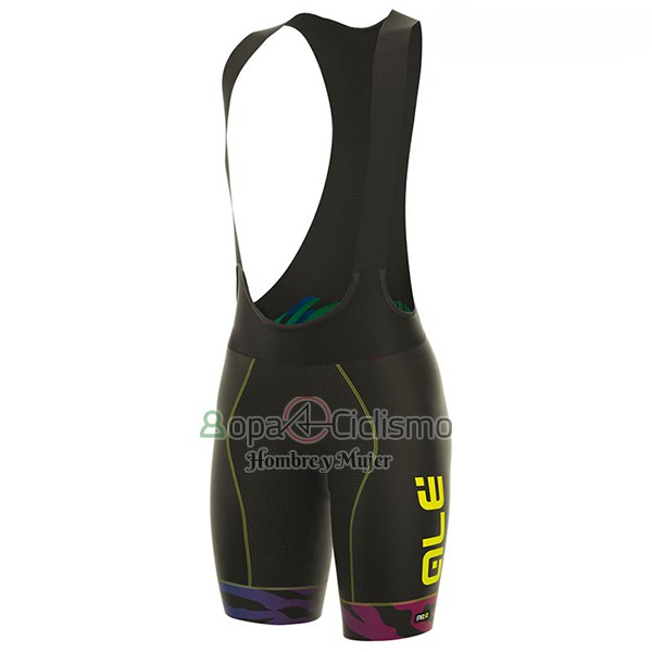 Ale Flowers Ropa Ciclismo Culotte Corto 2017 Mujer Mangas Cortas Azul Claro