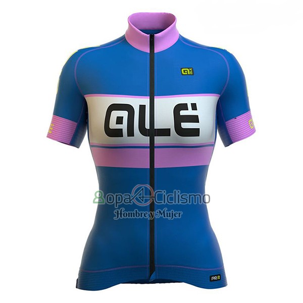 Ale Graphics Prr Bermuda Ropa Ciclismo Culotte Corto 2017 Mujer Mangas Cortas Azul