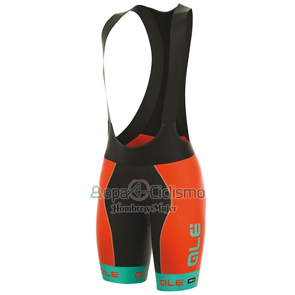 Ale Graphics Prr Bermuda Ropa Ciclismo Culotte Corto 2017 Mujer Mangas Cortas Azul Claro y Naranja