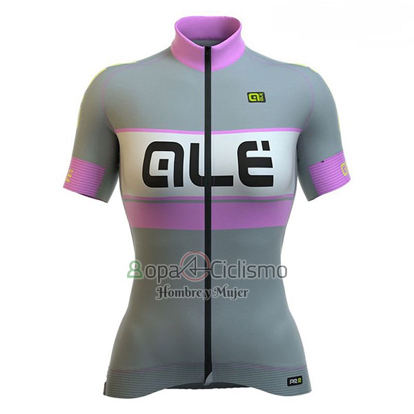 Ale Graphics Prr Bermuda Ropa Ciclismo Culotte Corto 2017 Mujer Mangas Cortas Gris