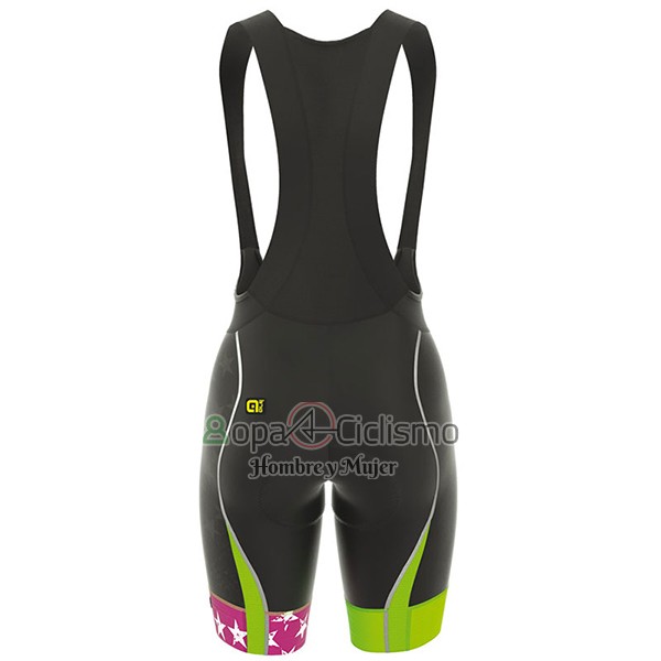 Ale Graphics Prr Star Ropa Ciclismo Culotte Corto 2017 Mujer Mangas Cortas Verde
