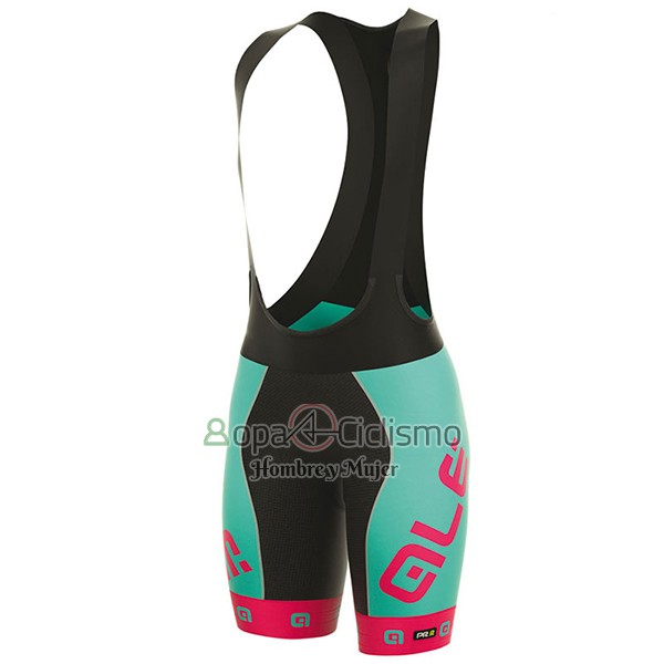 Ale Prr Arcobaleno Ropa Ciclismo Culotte Corto 2017 Mujer Mangas Cortas Azul Claro y Rosa