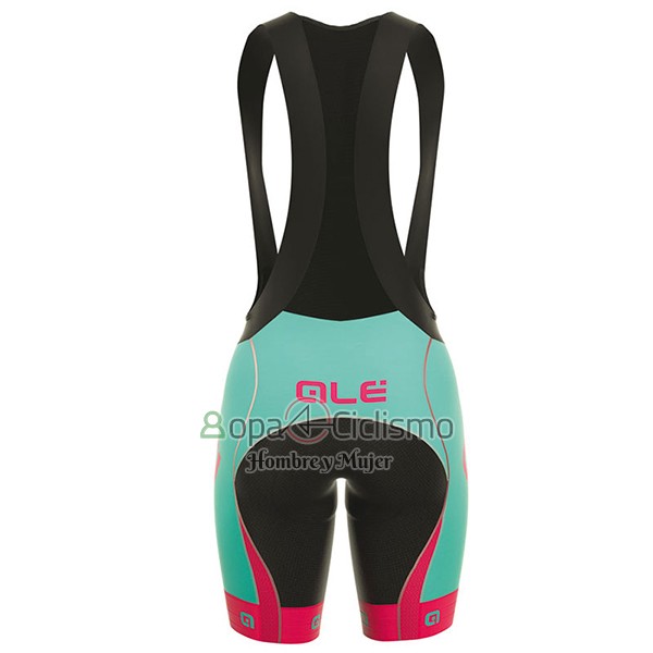 Ale Prr Arcobaleno Ropa Ciclismo Culotte Corto 2017 Mujer Mangas Cortas Azul Claro y Rosa