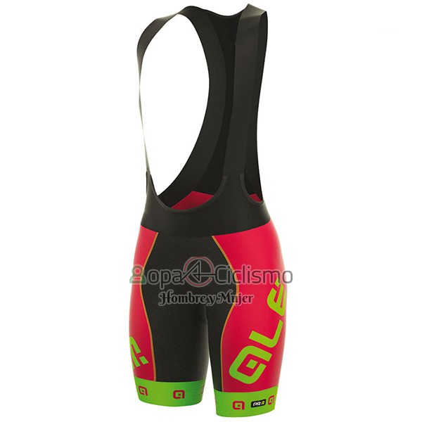 Ale Prr Arcobaleno Ropa Ciclismo Culotte Corto 2017 Mujer Mangas Cortas Rosa y Verde