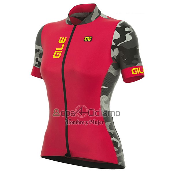 Ale Prr Ventura Ropa Ciclismo Culotte Corto 2017 Mujer Mangas Cortas Rojo