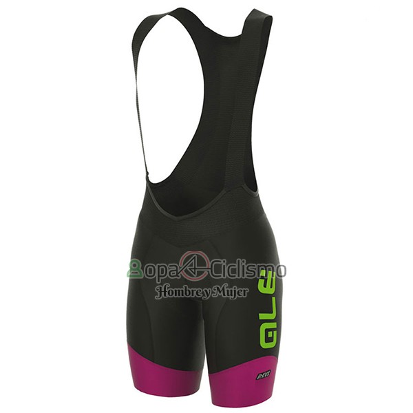 Ale R-ev1 Marina Ropa Ciclismo Culotte Corto 2017 Mujer Mangas Cortas Rosa y Negro