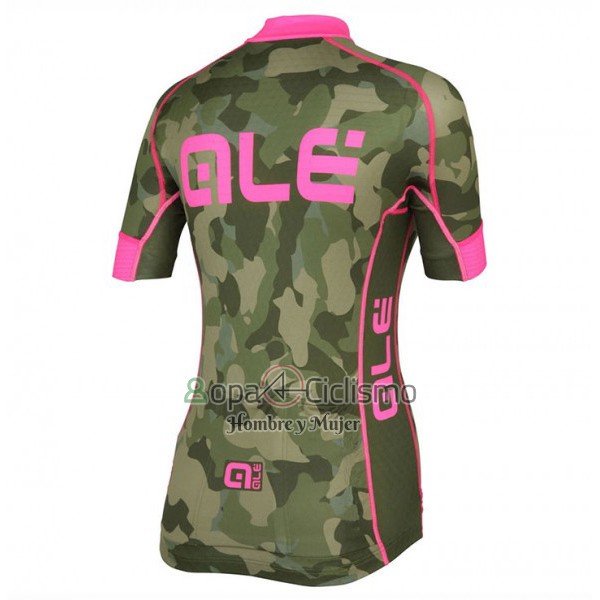 Ale Ropa Ciclismo Culotte Corto 2017 Mujer Mangas Cortas Camuflaje