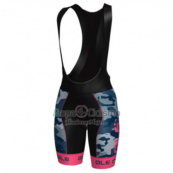 Ale Ropa Ciclismo Culotte Corto 2017 Mujer Mangas Cortas Camuflaje Azul
