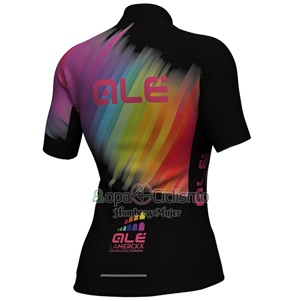 Ale Ropa Ciclismo Culotte Corto 2017 Mujer Mangas Cortas Negro