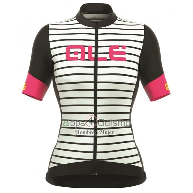 Ale Ropa Ciclismo Culotte Corto 2018 Mujer Mangas Cortas Blanco