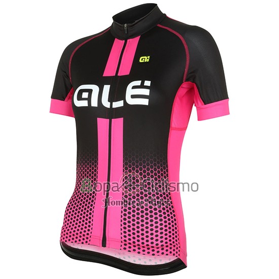 Ale Ropa Ciclismo Culotte Corto 2018 Mujer Mangas Cortas Rosa