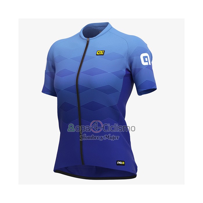Ale Ropa Ciclismo Culotte Corto 2021 Mujer Mangas Cortas Azur