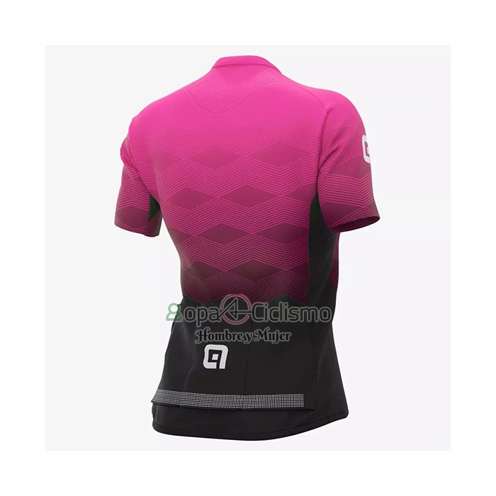 Ale Ropa Ciclismo Culotte Corto 2021 Mujer Mangas Cortas Fucsia