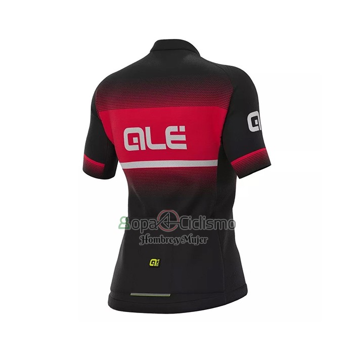 Ale Ropa Ciclismo Culotte Corto 2021 Mujer Mangas Cortas Rojo