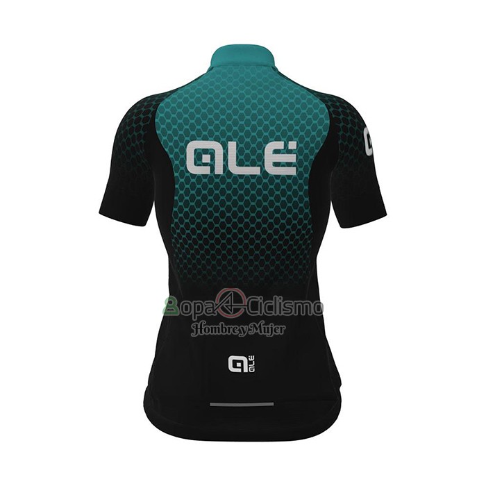 Ale Ropa Ciclismo Culotte Corto 2021 Mujer Mangas Cortas Verde