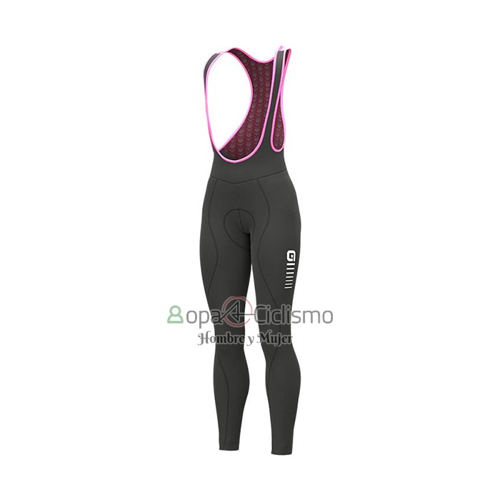 Ale Ropa Ciclismo Culotte Largo 2021 Mujer Mangas Largas Violeta
