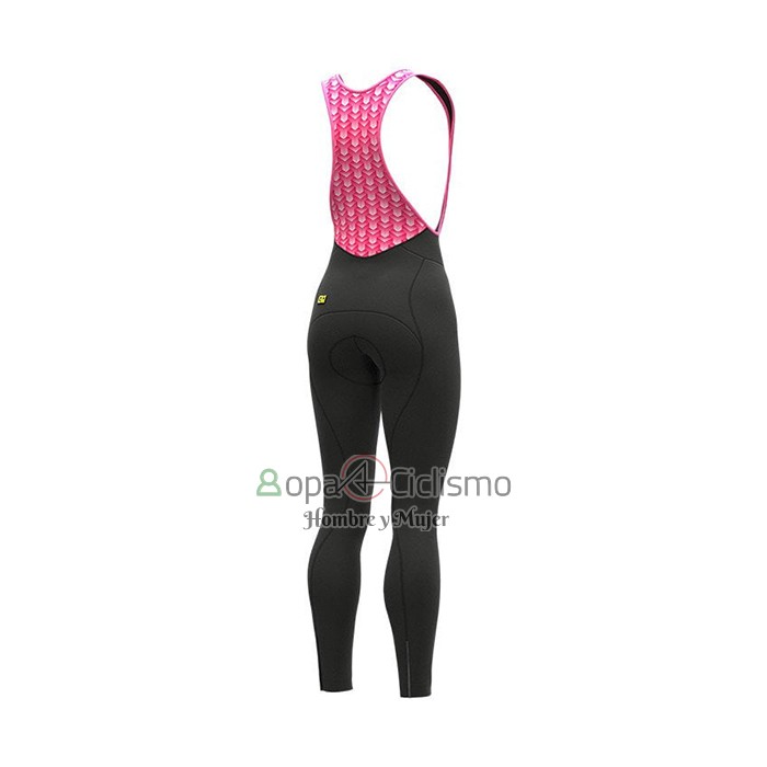 Ale Ropa Ciclismo Culotte Largo 2021 Mujer Mangas Largas Violeta
