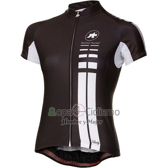 Assos Ropa Ciclismo Culotte Corto 2016 Mujer Mangas Cortas Negro