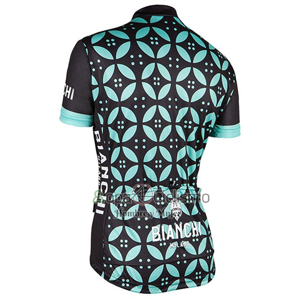 Bianchi Ropa Ciclismo Culotte Corto 2017 Mujer Mangas Cortas Verde