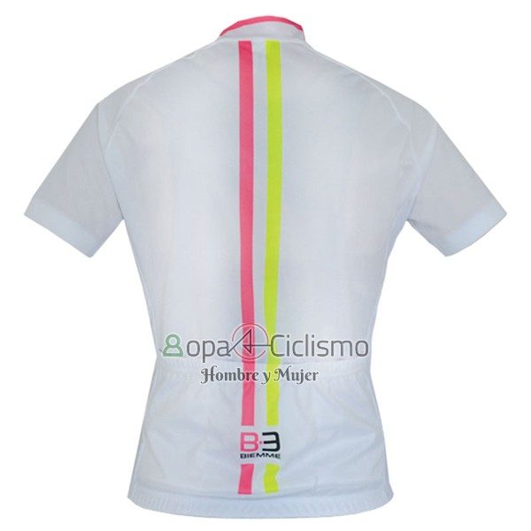 Biemme Ropa Ciclismo Culotte Corto 2017 Mujer Mangas Cortas Blanco